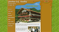 Desktop Screenshot of gaestehaus-eck.de